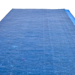 VEVOR Floor Underlayment 100 sq. ft/Roll, 3 mm Thick Laminate Flooring Padding with Attached Vapor Barrier, Heavy Duty Fiber + PE Film, Soundproofing & Noise Reduction, Ideal for Vinyl Wood