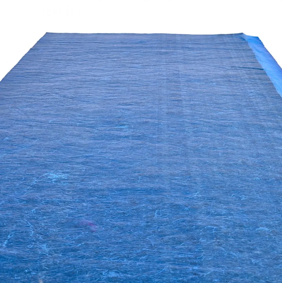 VEVOR Floor Underlayment 100 sq. ft/Roll, 3 mm Thick Laminate Flooring Padding with Attached Vapor Barrier, Heavy Duty Fiber + PE Film, Soundproofing & Noise Reduction, Ideal for Vinyl Wood