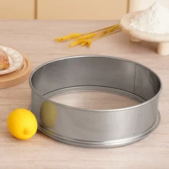 VEVOR Flour Sieve Fine Mesh, 12 Mesh Flour Sifter, 304 Stainless Steel Fine Mesh Sifter Food-grade, Dia. 12.6