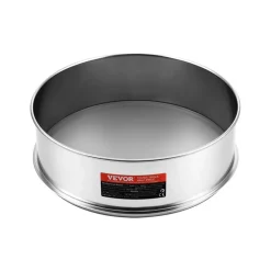 VEVOR Flour Sieve Fine Mesh, 150 Mesh Flour Sifter, 304 Stainless Steel Fine Mesh Sifter Food-grade, 12.6