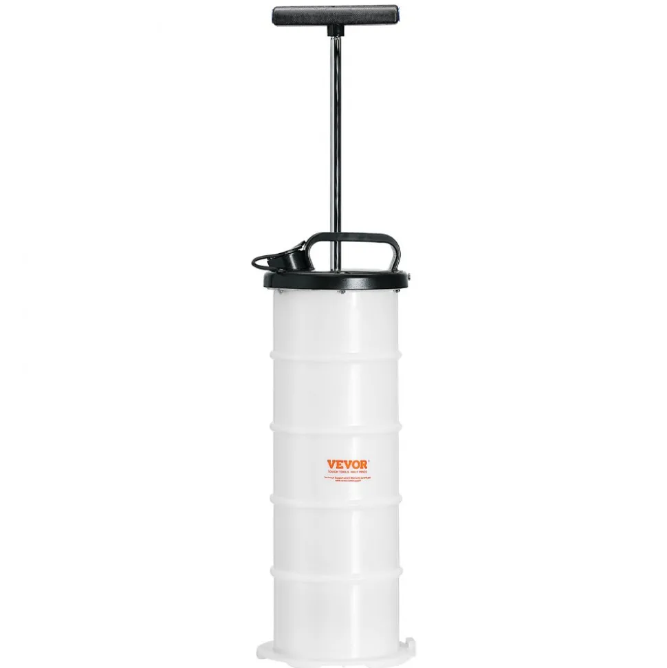 VEVOR Fluid Extractor, 1.74 Gallons (6.5 Liters), Pneumatic/Manual Oil Changer Vacuum Fluid Extractor with Dipstick and Suction Hose, Oil Extractor Change Pump for Automotive Fluids Vacuum Evacuation
