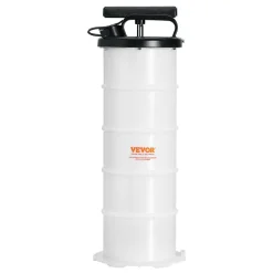 VEVOR Fluid Extractor, 1.74 Gallons (6.5 Liters), Pneumatic/Manual Oil Changer Vacuum Fluid Extractor with Dipstick and Suction Hose, Oil Extractor Change Pump for Automotive Fluids Vacuum Evacuation