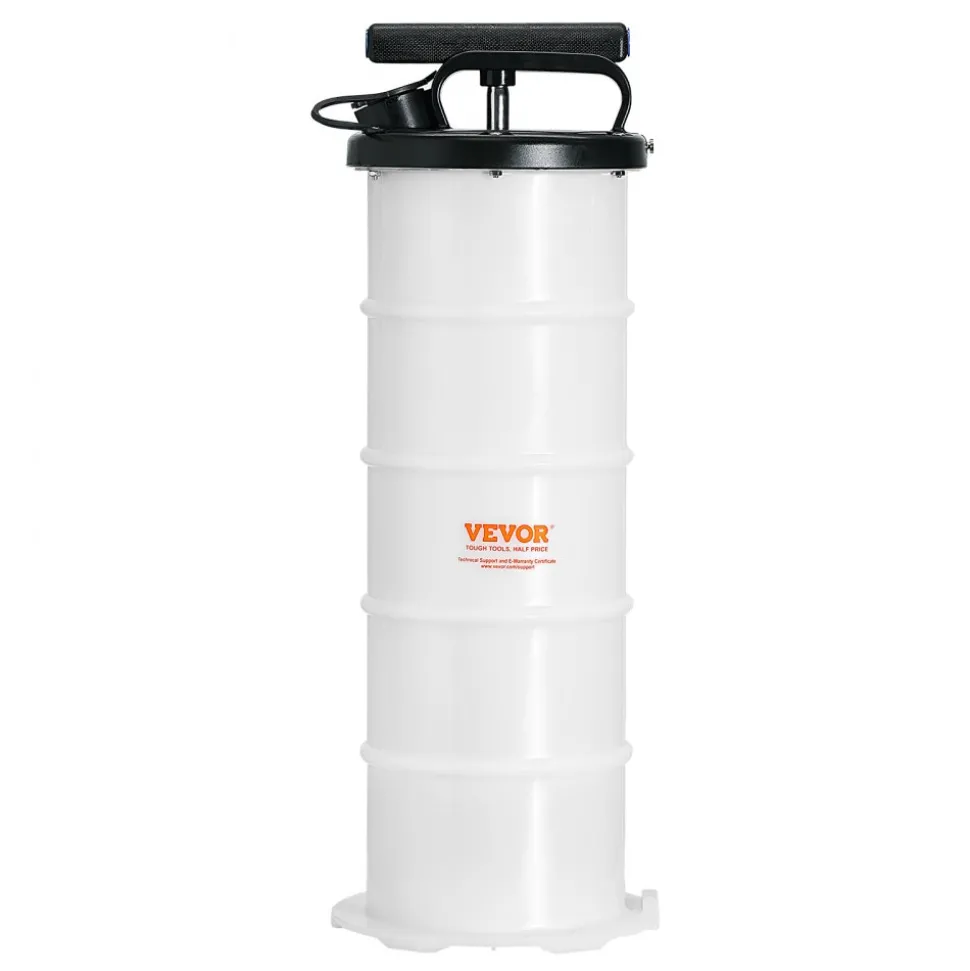 VEVOR Fluid Extractor, 1.74 Gallons (6.5 Liters), Pneumatic/Manual Oil Changer Vacuum Fluid Extractor with Dipstick and Suction Hose, Oil Extractor Change Pump for Automotive Fluids Vacuum Evacuation