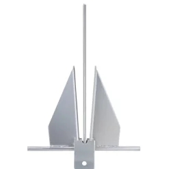 VEVOR Fluke Style Anchor Kit, 13 LBS Hot-Dipped Galvanized Steel Fluke Anchor with 7.9' Chain, 101' Rope and Two 0.4