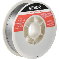 VEVOR Flux Core MIG Welding Wire, E71T-11 0.035-inch 10 LBS, Gasless Mild Steel Welding Wire with Low Spatter for All Position Arc Welding, Self-Shielded for Outdoor Use