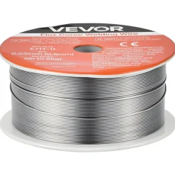 VEVOR Flux Core MIG Welding Wire, E71T-11 0.03-inch 2 LBS, Gasless Mild Steel Welding Wire with Low Spatter for All Position Arc Welding, Self-Shielded for Outdoor Use