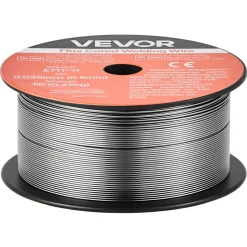VEVOR Flux Core MIG Welding Wire, E71T-11 0.035-inch 1 LBS, Gasless Mild Steel Welding Wire with Low Spatter for All Position Arc Welding, Self-Shielded for Outdoor Use (Pack of 2 Rolls)