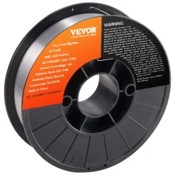 VEVOR Flux Core Welding Wire, E71T-GS 0.030-inch 10LBS, Gasless Mild Steel MIG Welding Wire with Low Splatter for All Position Arc Welding and Outdoor Use