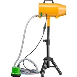 VEVOR Foam Machine, Adjustable Angle Control Foam Cannon Party Machine, Bubble Cannon with Fan & Triangular Structure, Dense Foams Maker for Backyard, Celebrations & Party, Continuous Foams Output