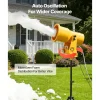 VEVOR Foam Machine, Auto Oscillation Foam Cannon Party Machine, Bubble Cannon with Fan, 3-Color LED Lights & Triangular Structure, Dense Foams Maker for Gatherings, Backyard, Celebrations & Party
