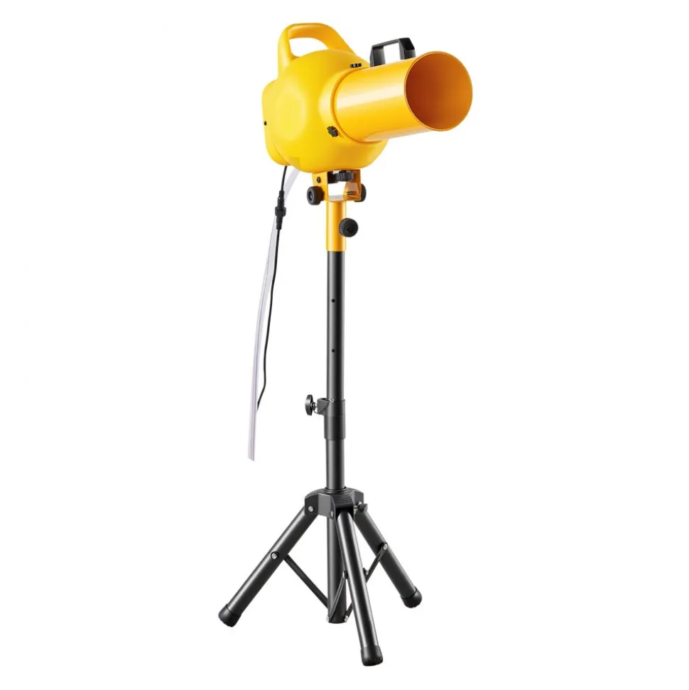 VEVOR Foam Machine, Handheld Spray Foam Cannon Party Machine, Bubble Cannon with Fan & Triangular Structure, Dense Foams Maker for Gatherings, Backyard, Celebrations & Party, Continuous Foams Output
