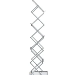 VEVOR Foldable Magazine Display Rack, 6 Pockets Pop-Up Brochure Display Stand, Double-Sided Display Catalog Literature Holder Stand, Portable with Carrying Bag for Office Trade Show Exhibitions