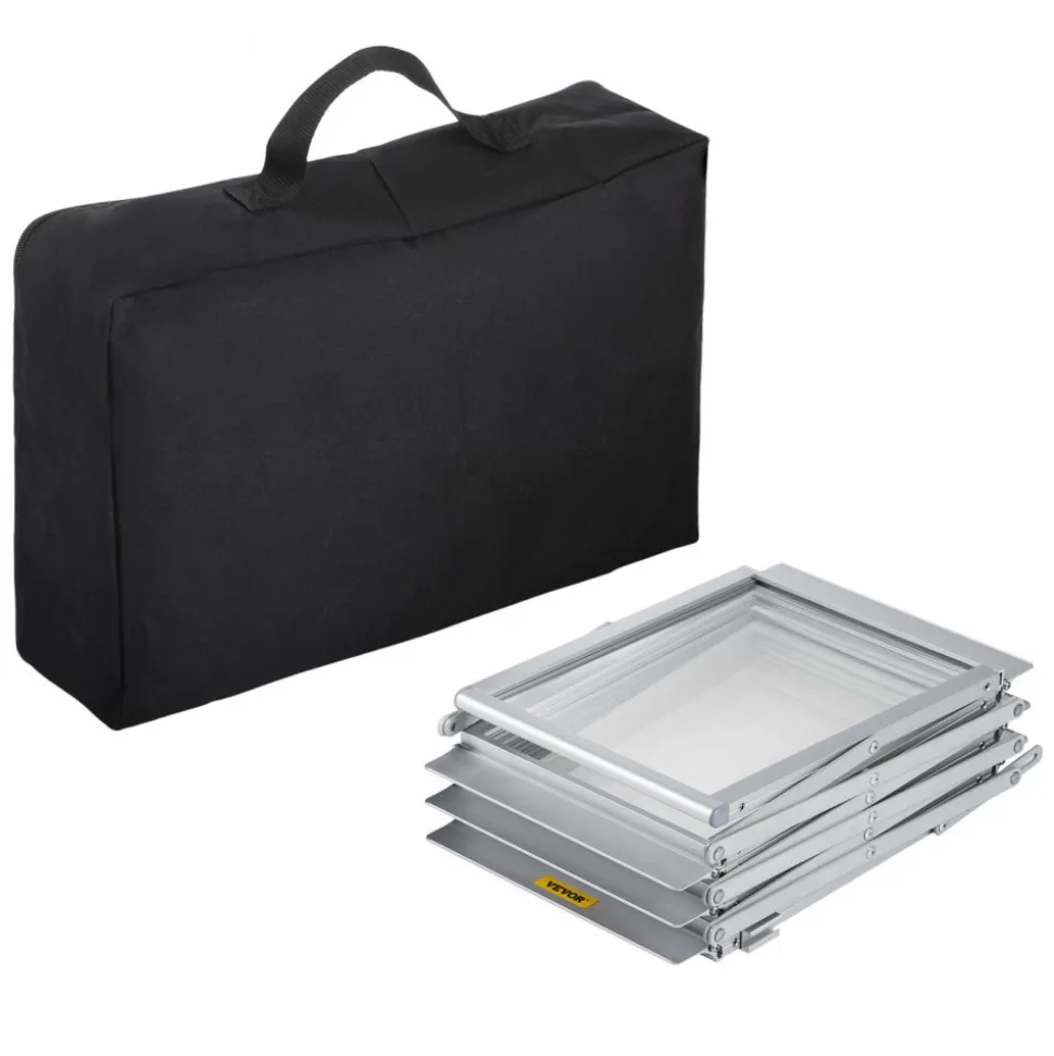 VEVOR Foldable Magazine Display Rack, 6 Pockets Pop-Up Brochure Display Stand, Double-Sided Display Catalog Literature Holder Stand, Portable with Carrying Bag for Office Trade Show Exhibitions