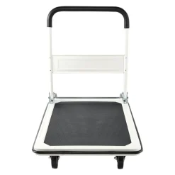 VEVOR Foldable Push Cart Dolly, 330 lbs Load Capacity, Folding Platform Truck with Swivel Wheels, Moving Platform Hand Truck Flatbed Cart, Space Saving Push Handle, for Easy Storage, 29 x 18.9 x 32.5 in