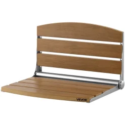 VEVOR Foldable Shower Seat Wall Mounted, 17.7