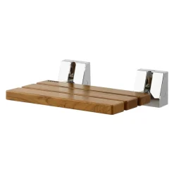 VEVOR Foldable Shower Seat Wall Mounted, 15.7