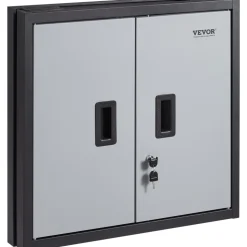 VEVOR Foldable Wall Cabinet, Metal Garage Locker Mounted 26