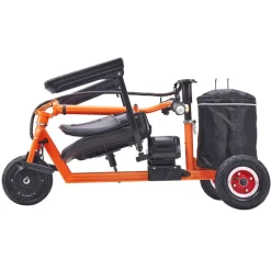VEVOR Foldable 3 Wheel Mobility Scooter for Seniors, Portable Electric Powered Mobility Scooter with 12 Mile Long Range, All Terrain Travel Wheelchair with 48V Lithium-ion Battery, Max Support 330LBS