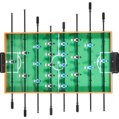 VEVOR Folding Foosball Table, 42 inch Standard Size Table, Indoor Full Size Foosball Tables for Home, Family, and Game Room, Durable Soccer Set, Includes 2 Balls