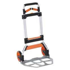 VEVOR Folding Hand Truck, 309 lbs Load Capacity, Aluminum Portable Cart, Convertible Hand Truck and Dolly with Telescoping Handle and PP+TPR Wheels, Ultra Lightweight Super Strong for Moving Warehouse