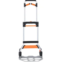 VEVOR Folding Hand Truck, 309 lbs Load Capacity, Aluminum Portable Cart, Convertible Hand Truck and Dolly with Telescoping Handle and PP+TPR Wheels, Ultra Lightweight Super Strong for Moving Warehouse