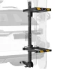 VEVOR Folding Hitch Mounted Ski & Snowboard Rack, Fits 2-Inch Receiver, Carries up to 6 Pairs of Skis or 4 Snowboards, Adjustable Hitch-Mounted Rack for Car with Key Lock, Security Strap, Tilt Access