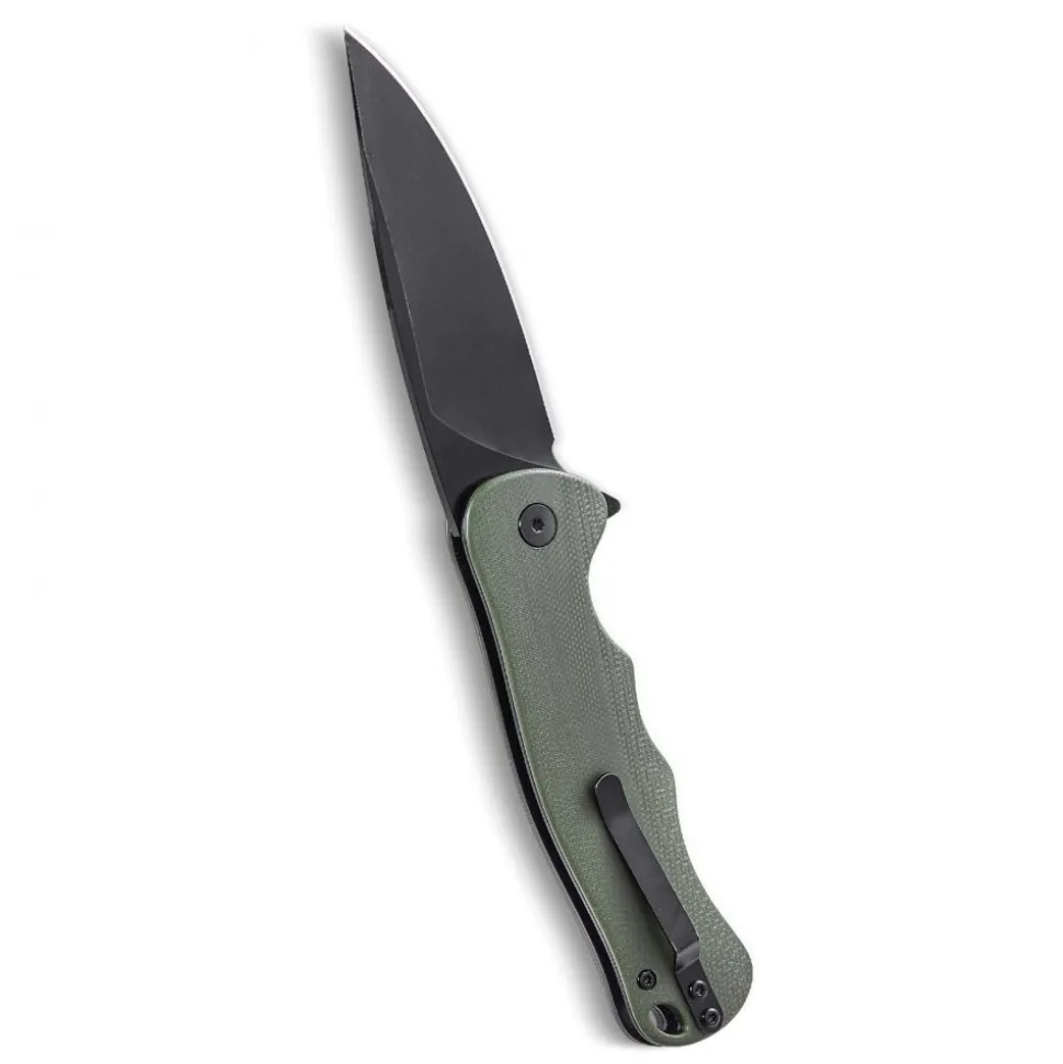 VEVOR Folding Pocket Knife, 3.5 in/8.8 cm D2 Steel Blade, G10 Handle Small EDC Knife with Pocket Clip, Sharp Camping Survival Hiking Knife, 3.84 oz/0.1 kg Easy to Carry for Men Women Self Defense