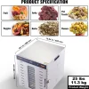 VEVOR Food Dehydrator Machine, 10 Stainless Steel Trays, 1000W Electric Food Dryer with Digital Adjustable Timer & Temperature for Jerky, Herb, Meat, Beef, Fruit, Dog Treats and Vegetables