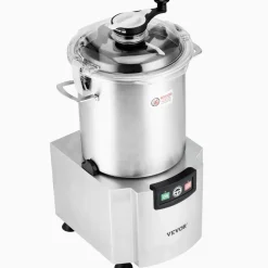 VEVOR Food Processor & Vegetable Chopper, 19 Quart Food-Grade Stainless Steel Food Processor Chopper with S-Curve Blade and Scraper, Ideal for Chopping Vegetables, Fruit, Grains, Nuts