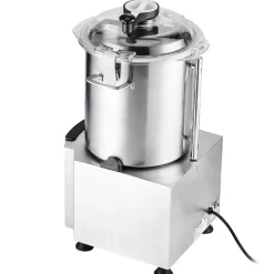 VEVOR Food Processor & Vegetable Chopper, 19 Quart Food-Grade Stainless Steel Food Processor Chopper with S-Curve Blade and Scraper, Ideal for Chopping Vegetables, Fruit, Grains, Nuts