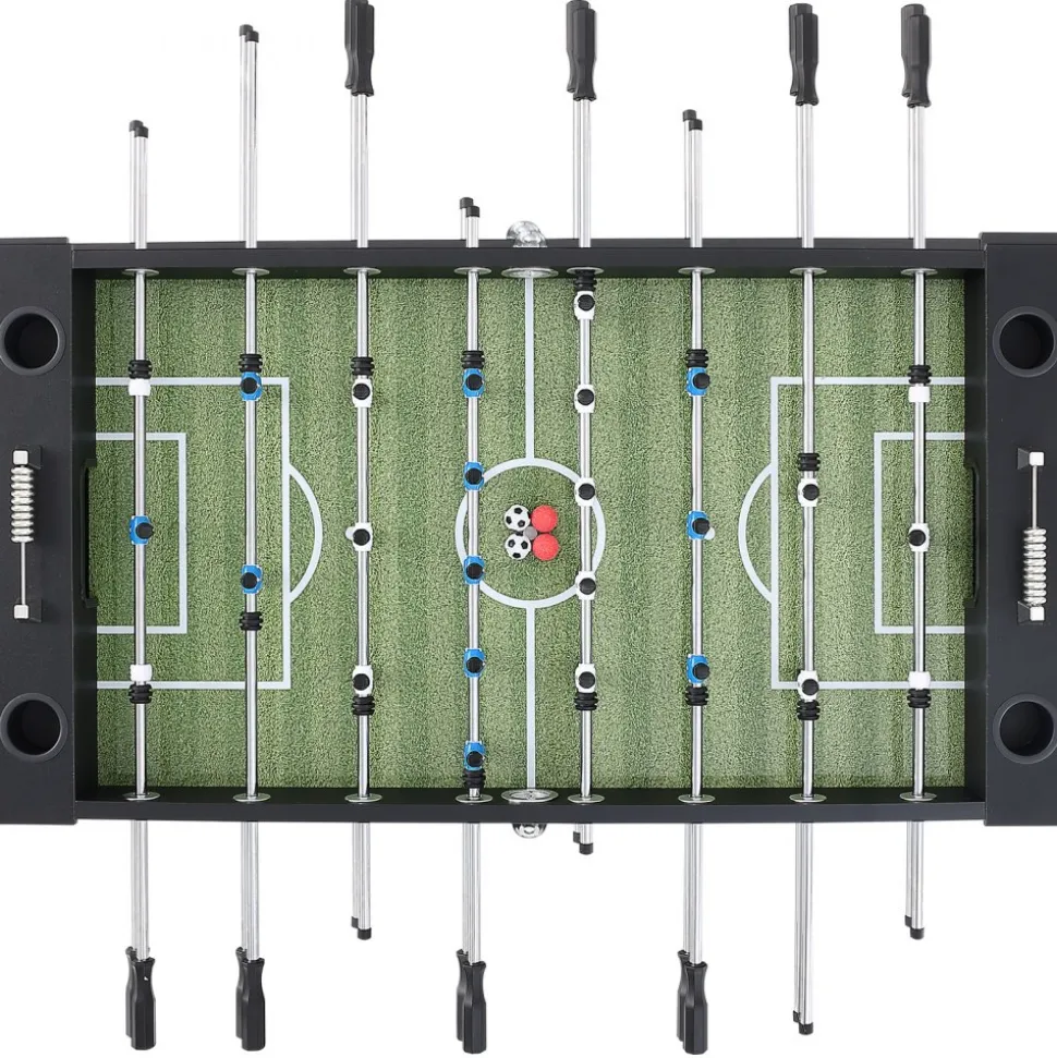 VEVOR Foosball Table, 55 inch Standard Size Foosball Table, Indoor Full Size Foosball Table for Home, Family, and Game Room, Soccer with Foosball Table Set, Includes 4 Balls and 4 Cup Holders