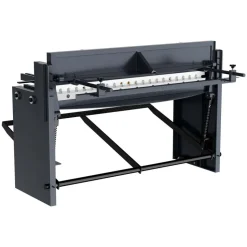 VEVOR Foot Stomp Sheet Metal Shear, 52 in Width Manual Floor Shear, with Soild Steel Frame, Adjustable Blade Gap, Material Stops, Foot-Pedal Control for Cutting Steel, Copper, Rebar, and Aluminum