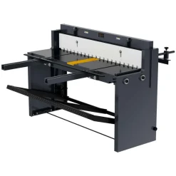VEVOR Foot Stomp Sheet Metal Shear, 52 in Width Manual Floor Shear, with Soild Steel Frame, Adjustable Blade Gap, Material Stops, Foot-Pedal Control for Cutting Steel, Copper, Rebar, and Aluminum