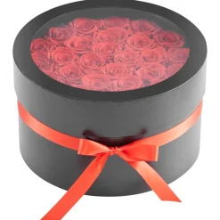 VEVOR Forever Flowers, 27 Preserved Roses in a Box, Eternal Flowers Immortal Bouquet Birthday Present for Delivery Prime Women Her Wife Mothers, Anniversary, Valentine's Day,Christmas, Red