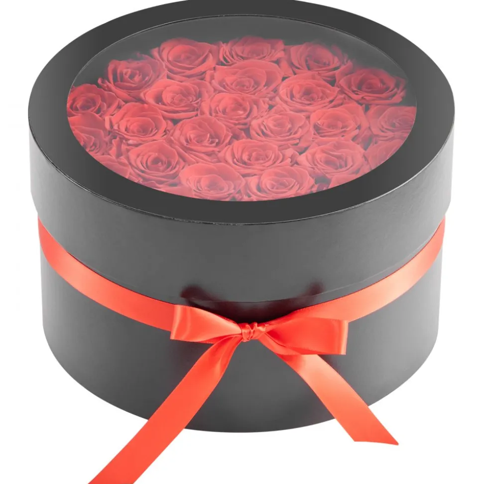 VEVOR Forever Flowers, 50 Preserved Roses in a Box, Eternal Flowers Immortal Bouquet Birthday Present for Delivery Prime Women Her Wife Mothers, Anniversary, Valentine's Day,Christmas, Sweet Pink