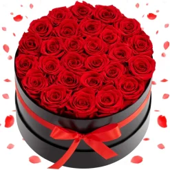 VEVOR Forever Flowers, 50 Preserved Roses in a Box, Eternal Flowers Immortal Bouquet Birthday Present for Delivery Prime Women Her Wife Mothers, Anniversary, Valentine's Day,Christmas, Sweet Pink