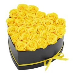 VEVOR Forever Flowers, 50 Preserved Roses in a Heart Shape Box, Eternal Flowers Immortal Bouquet Birthday Present for Delivery Prime Women Her Wife Mothers, Anniversary, Valentine's Day,Christmas, Red