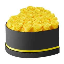 VEVOR Forever Flowers, 50 Preserved Roses in a Heart Shape Box, Eternal Flowers Immortal Bouquet Birthday Present for Delivery Prime Women Her Wife Mothers, Anniversary, Valentine's Day,Christmas, Red