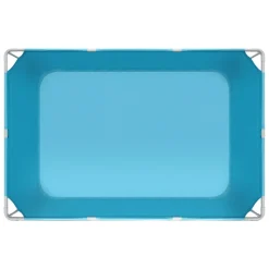 VEVOR Frame Above Ground Swimming Pool, 118 x 78 x 30 in Rectangular Steel Metal Frame, Large Rectangle Outdoor Backyard Family Pool, Easy to Assemble Rust-Resistant, 1046 Gallon Water Capacity, Blue