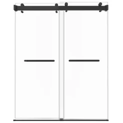 VEVOR Frameless Shower Door, 48