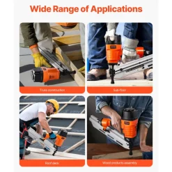 VEVOR Framing Nailer, 80-120PSI Air Nail Gun, 2
