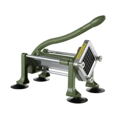 VEVOR French Fry Cutter, Potato Slicer with 1/2-Inch Stainless Steel Blade, Manual Potato Cutter Chopper with Suction Cups, Great for Potato, French Fries, Cucumber, Vegetables, Carrot
