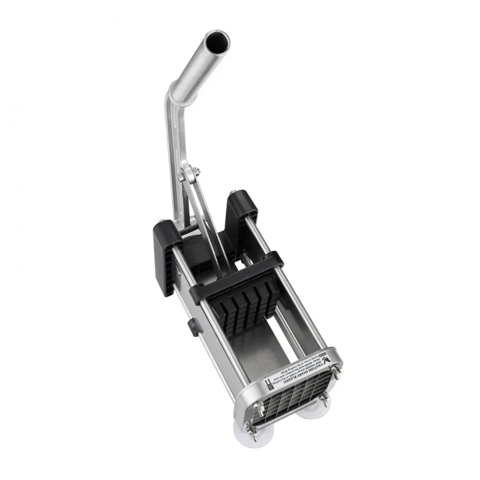VEVOR French Fry Cutter, Potato Slicer with 1/2-Inch and 3/8-Inch Stainless Steel Blades, Manual Potato Cutter Chopper with Suction Cups, Great for Potato, French Fries, Cucumber, Vegetables, Carrot