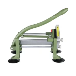 VEVOR French Fry Cutter, Potato Slicer with 1/2" 3/8" 1/4" Stainless Steel Blades, Manual Potato Cutter Chopper with Suction Cups, Great for Potato, French Fries, Cucumber, Vegetables, Carrot