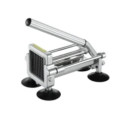 VEVOR French Fry Cutter, Potato Slicer with 1/2-Inch and 3/8-Inch Stainless Steel Blades, Manual Potato Cutter Chopper with Suction Cups, Great for Potato, French Fries, Cucumber, Vegetables, Carrot