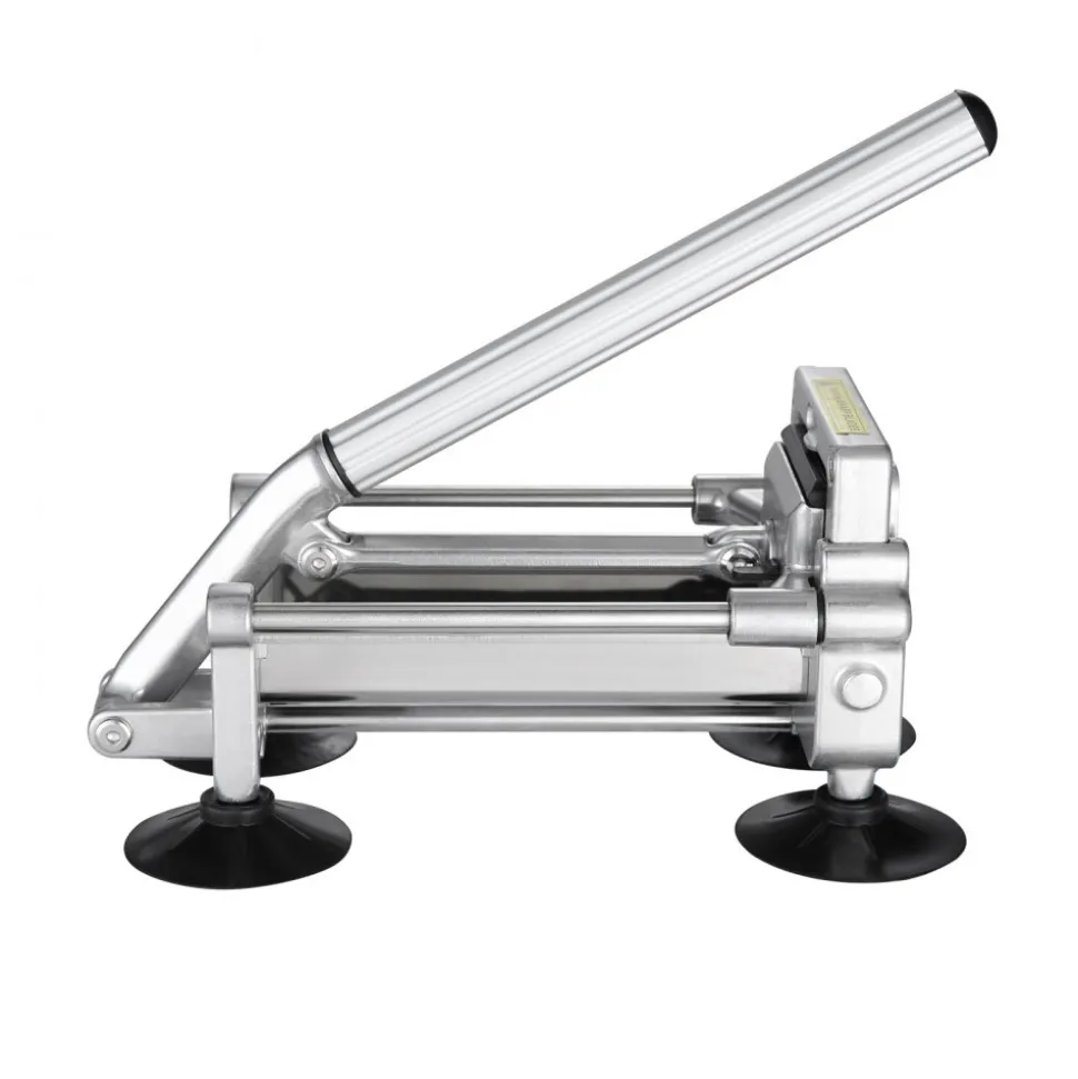 VEVOR French Fry Cutter, Potato Slicer with 1/2-Inch and 3/8-Inch Stainless Steel Blades, Manual Potato Cutter Chopper with Suction Cups, Great for Potato, French Fries, Cucumber, Vegetables, Carrot