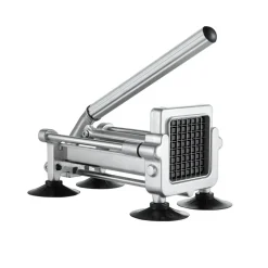 VEVOR French Fry Cutter, Potato Slicer with 1/2-Inch and 3/8-Inch Stainless Steel Blades, Manual Potato Cutter Chopper with Suction Cups, Great for Potato, French Fries, Cucumber, Vegetables, Carrot