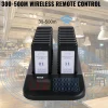 VEVOR F103 Restaurant Pager System 20 Pagers, Max 98 Beepers Wireless Calling System, Touch Keyboard with Vibration, Flashing and Buzzer for Church, Nurse,Hospital & Hotel