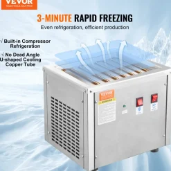 VEVOR Fried Ice Cream Roll Machine, 11