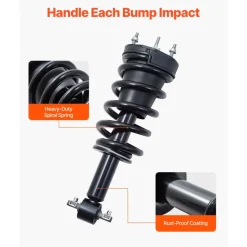 VEVOR Front Air Shock Absorber Strut, 2 PCS, Compatible with Cadillac Escalade/ESV/EXT, GMC Sierra, Chevrolet Avalanche/Silverado/Suburban/Tahoe, Replacement for 19300066 22853793 19368455 19368456
